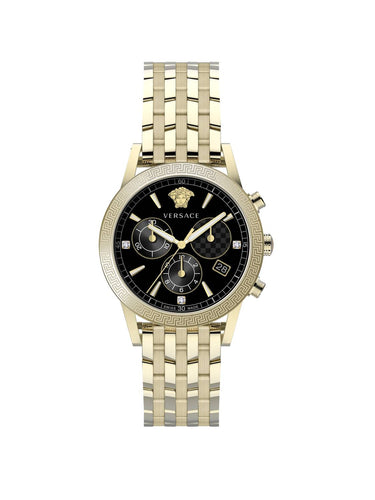 Versace Herren Armbanduhr Sport Tech 40 mm Armband Strap Armband Edelstahl VELT00919